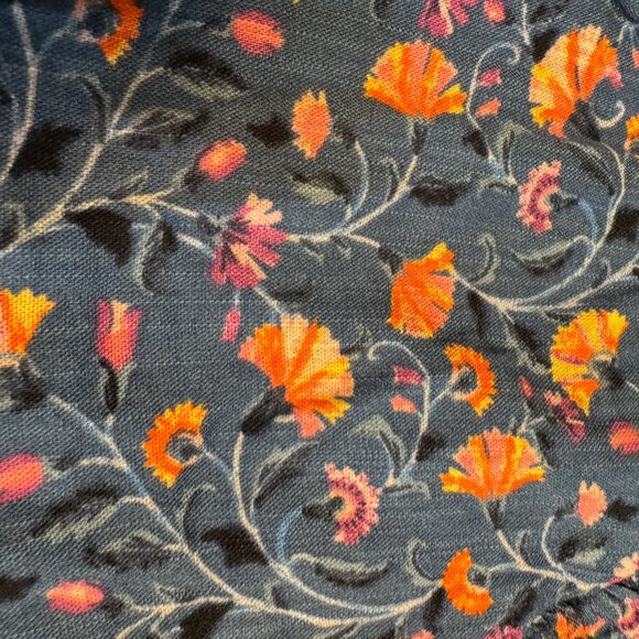 OLD NAVY sundress with shoulder straps, Size 18-24 mo, Blue/pink floral, NWT - Picture 3 of 6